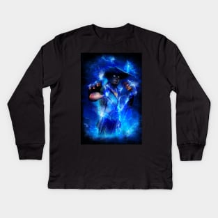 Mortal Kombat Raiden Kids Long Sleeve T-Shirt